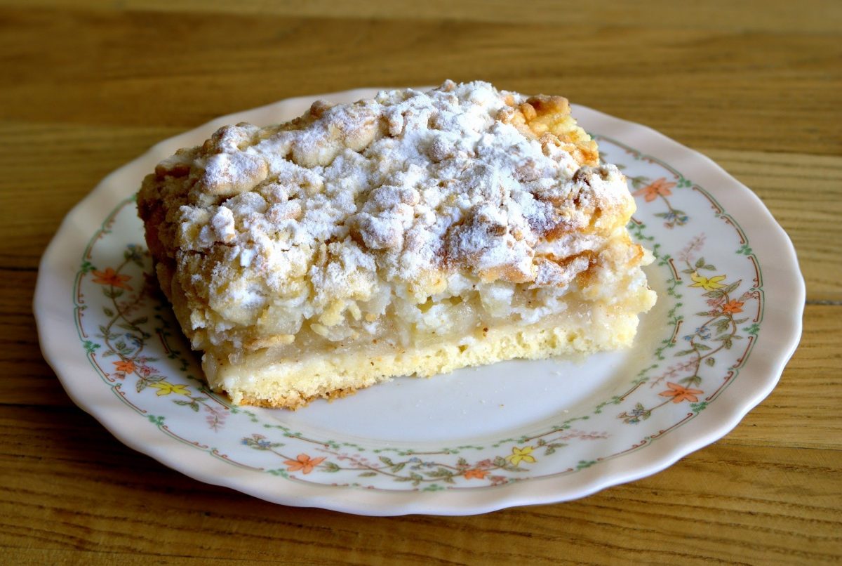 Apfelkuchen mit Vanille Schmand - Lecker backen Apfelkuchen mit Vanille Schmand - Lecker backen